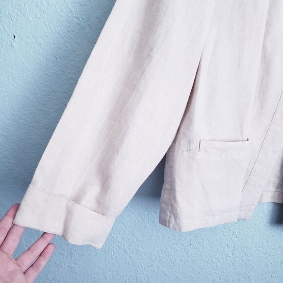 Orvis Cream Linen Jacket - Picture 2 of 6